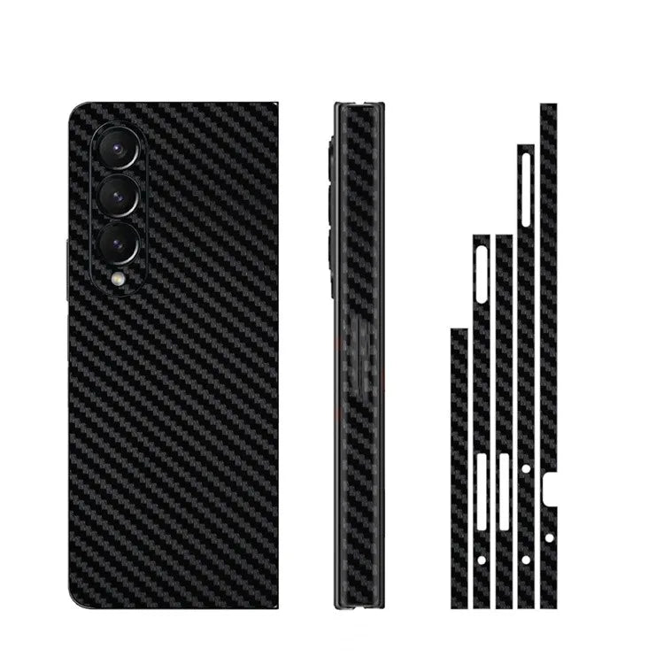 Plain Color Sticker for Samsung Galaxy Z Fold7 6 5 4 3 Back Screen Protector Hing Side Skin 3 in 1 Protective Film Fold4