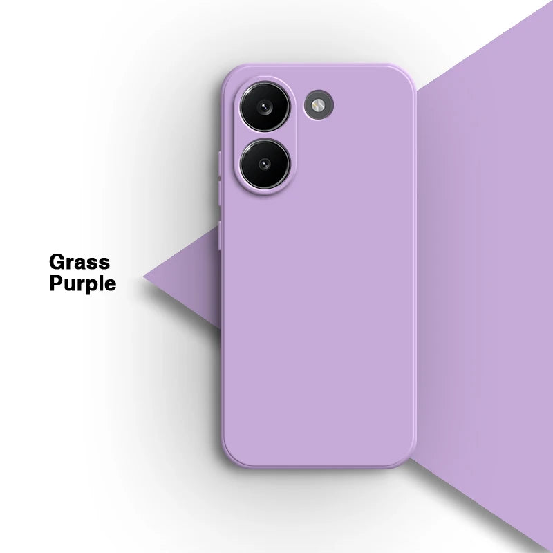 Original Phone Case for Xiaomi Poco X8 Pro X8Pro 5G Internal Flocking Liquid Silicone Camera Protection Luxury Back Covers Shell