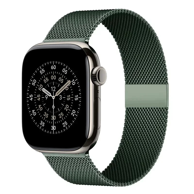 Milanese loop strap For Apple Watch band 11 46mm 44mm 40mm 41mm 42mm 45mm bracelet iwatch series 10 8 7 6 5 4 SE 9 Ultra 3 49mm
