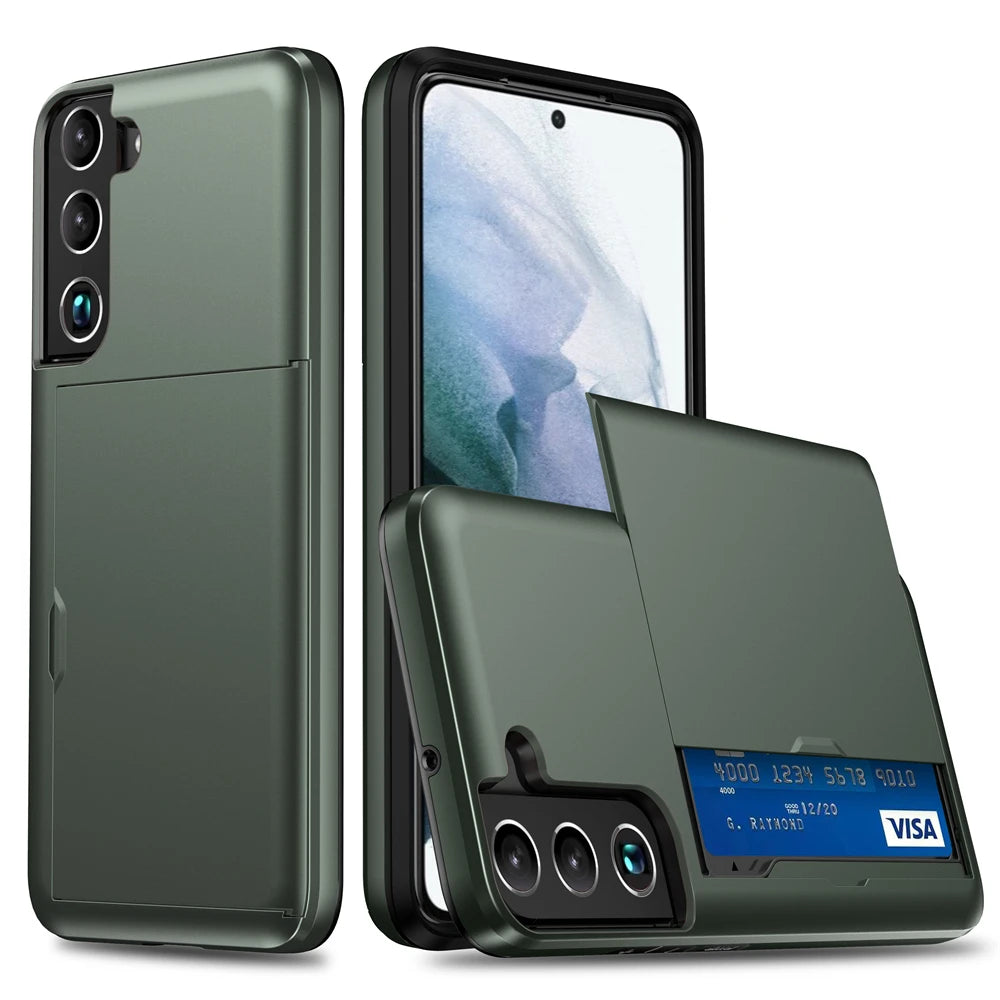 Wallet Cover For Samsung Galaxy S22 S20 S21 FE S10 Plus Case With Card Holder Shell For Galaxy S10e S22+ S21+ S22 Ultra 5G Funda