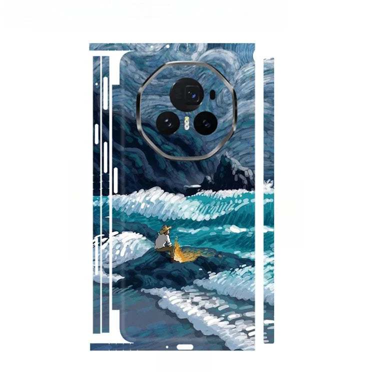 XRT Skin Sticker For Honor Magic V5 Back Film V3 VS3 VS2 RSR VS V Protective Decal Wrap Personality Back Screen Protector