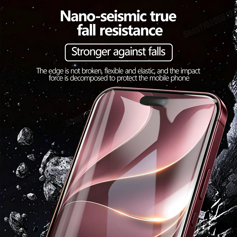 5PCS Full Cover Hydrogel Film For iPhone 18 Pro Max Air Screen Protector For iPhone 17 16 Pro Max 14 15 Plus 12 13 Mini 16E Film