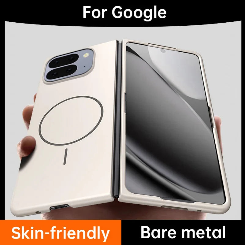 Slim Bezel-less Skin Feel Thin Magnetic Ring Case For Google Pixel 10 Pro Fold pixel9 pro fold pixel fold Camera Protect Cover