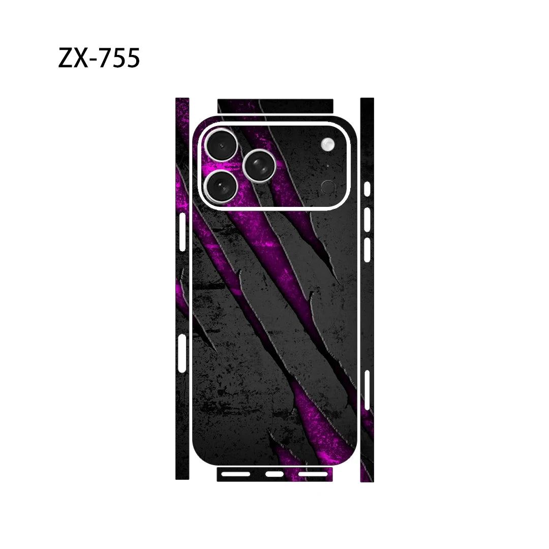 Oscar Skin Wrap Decal Vinyl Sticker Full Cover Back Film for iPhone 17/16/15/14/13 pro pro Max - Protective Skin Decal