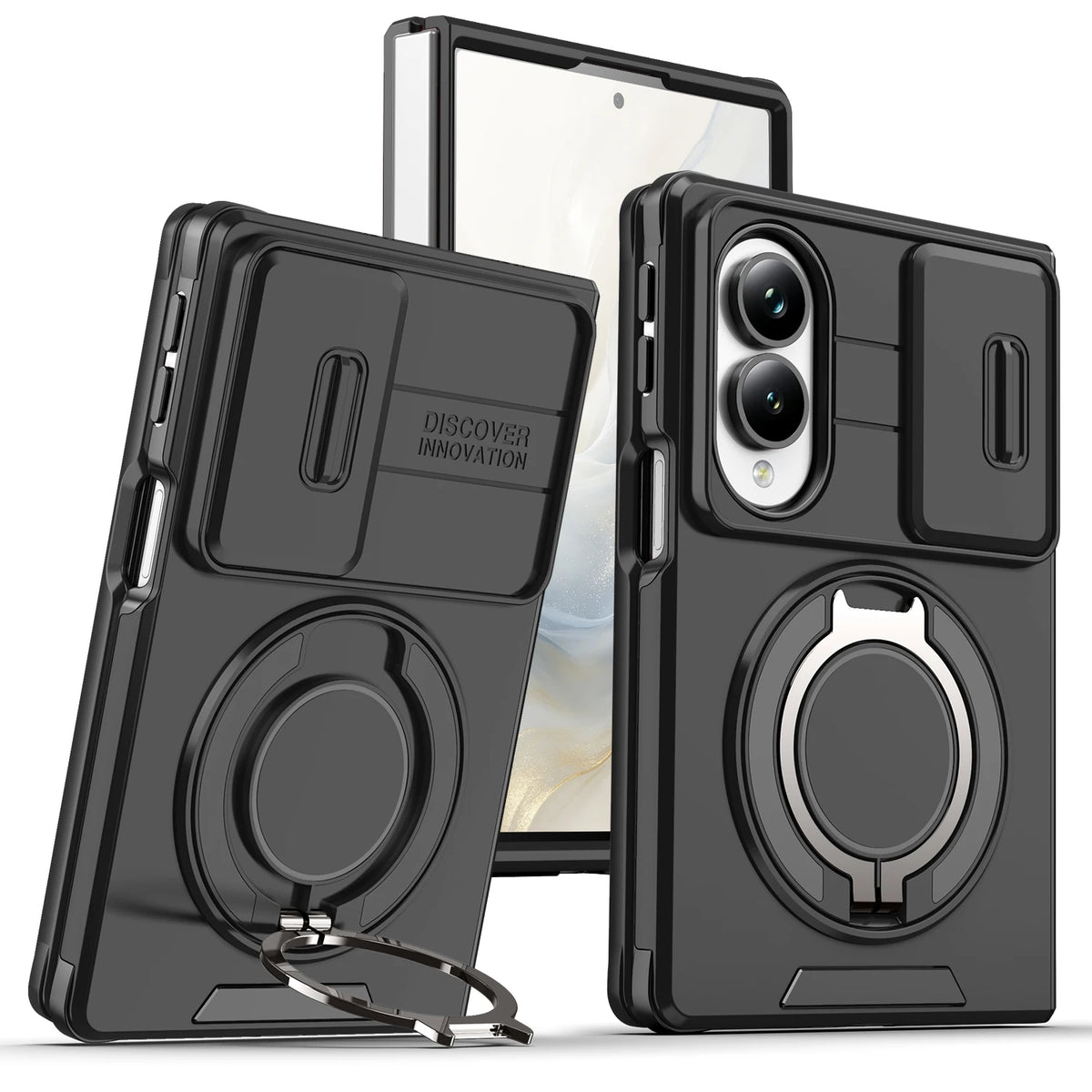 Kickstand Armor Had Rugged Case for Samsung Galaxy Z Fold 8 Fold8 Ultra Fold 7 6 Fold7 Fold6 Protection Mobile Phone Covers