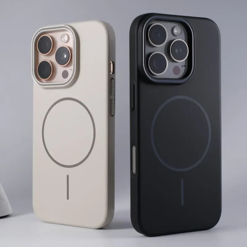 Original For Magsafe Magnetic Case for iPhone 17 Air 16 E 15 14 Plus 13 12 Mini 11 Pro XR XS Max Shockproof Matte Hard PC Cover