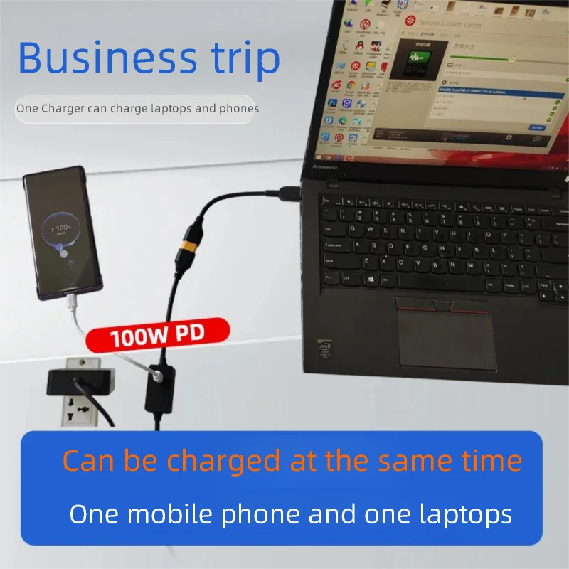 330W GaN Charger For Lenovo/Dell/HP/Asus/Razer/MSI/Macbook/Acer/Xiaomi Notebooks Mobile IPhone16 17 100W USB Type C PD Charger.