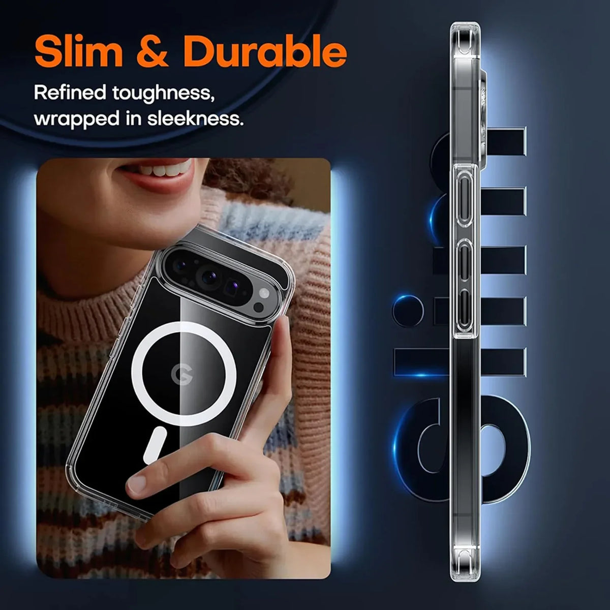Strong Magnetic Wireless Charging Case For Google Pixel 9 11 Pro XL 9A 10A Pixel9 Pro 10 Pro XL 7 8 Pro Clear Shockproof Cover