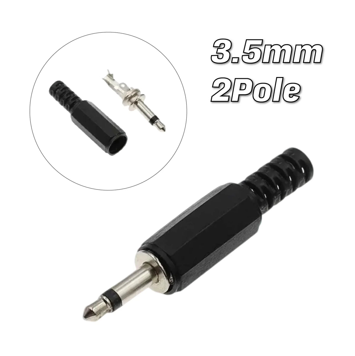 5/20PCS 3.5mm Audio Male Plug 3.5 Jack 2/3/4 Sections Connector for Microphone Headphone Audio Plug