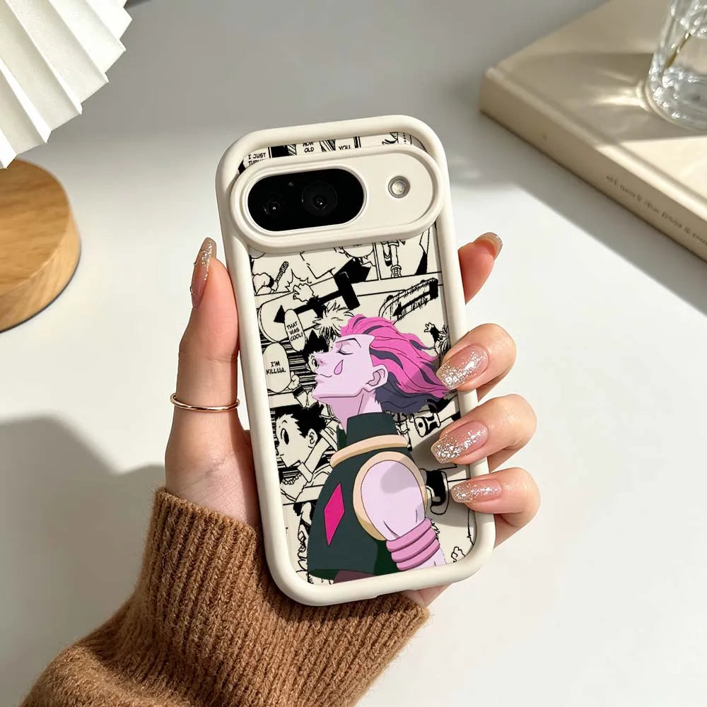 Anime Killua Hunter x Hunter For Google Pixel 10 9 8A 8 7 7A Pro XL 5G Eye Ladder Soft Silicon Shockproof Cover Phone Case