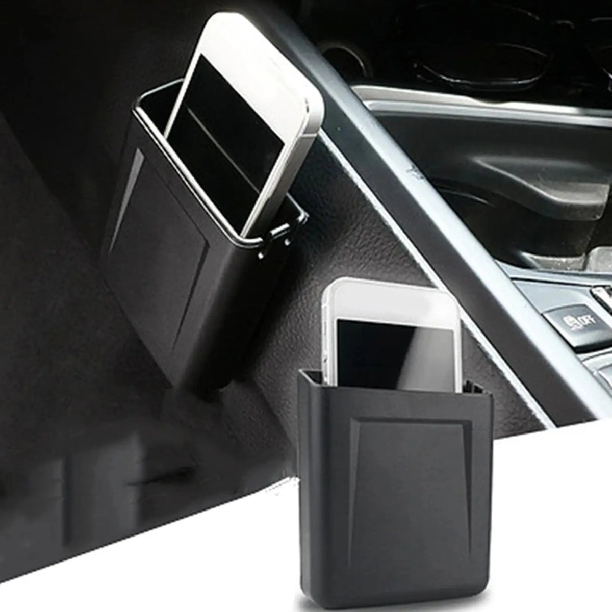 Car Cell Phone Gap Holder Portable Car Creative hanging Storage Box Creative hanging phone small items bag for Car house office