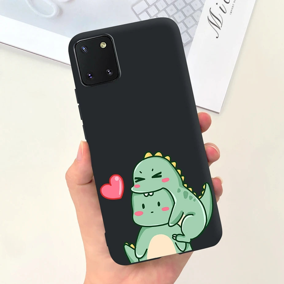 For Samsung Galaxy Note10 Lite Case SM-N770F 6.7'' Popular Candy Painted Cover Soft TPU Phone Case For Samsung Note 10 Lite Bags