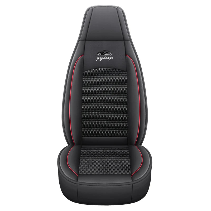 Car Seat Cover 5 Full Set Universal Seat Covers for Nissan X Trail T32 Jetta A4 Skoda Rapid Superb 3 Cars Waterproof PU Leather