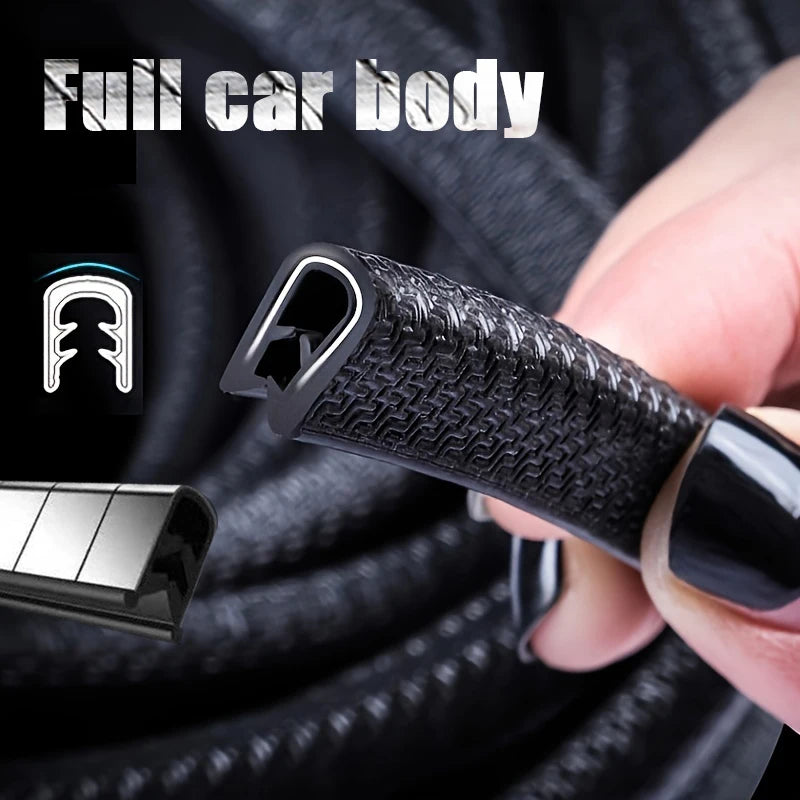 Car Door Protector Edge Scratch Strip Guard Trim Automobile Door Noise Reduction Anti Collision Protection With Steel Carstyling