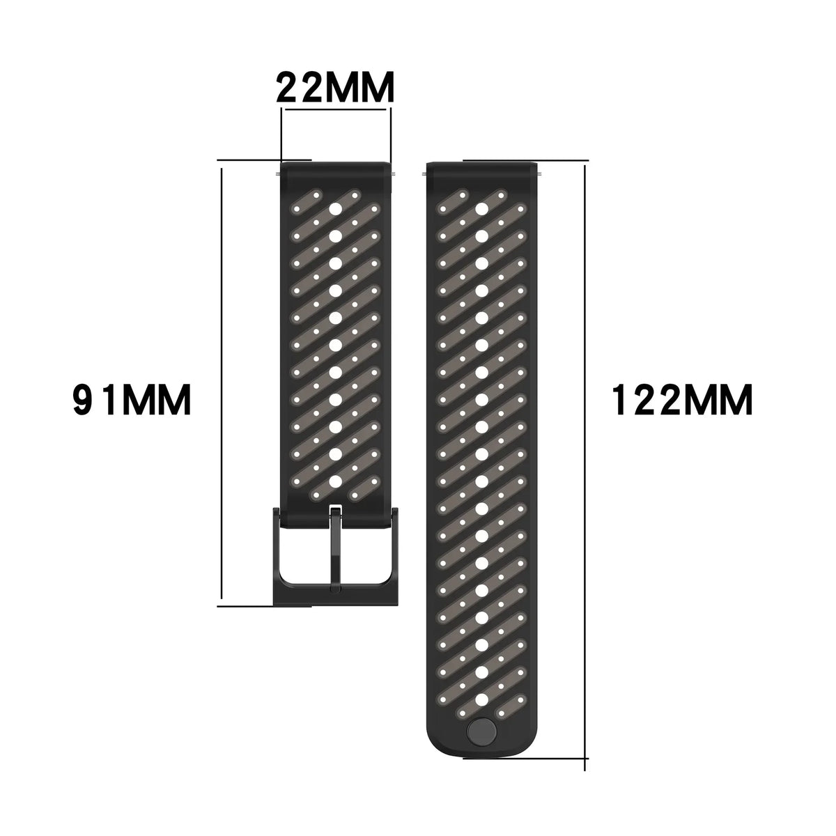 Silicone Wrist Band For Suunto Race 2 Run Sunnto 9 Peak Pro Smart Watch Strap Sport Band Belt For OPPO Watch4 Pro X S X2 22MM