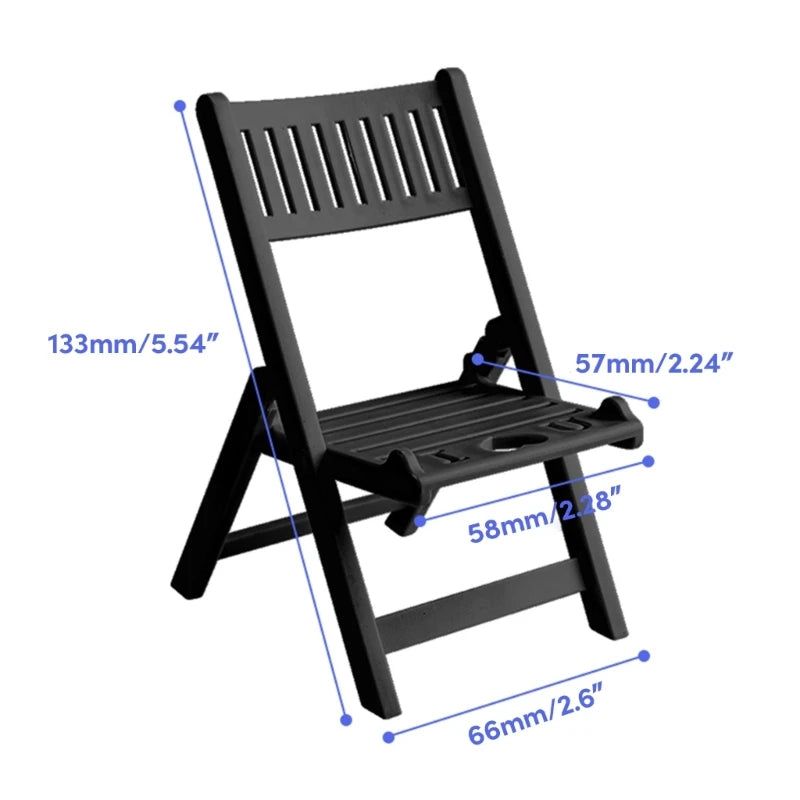 Cellphone Stand, Chair ShapePhone Holer for Desk, Taller Office Desk Accessories Stand Fits All Mobile Phones