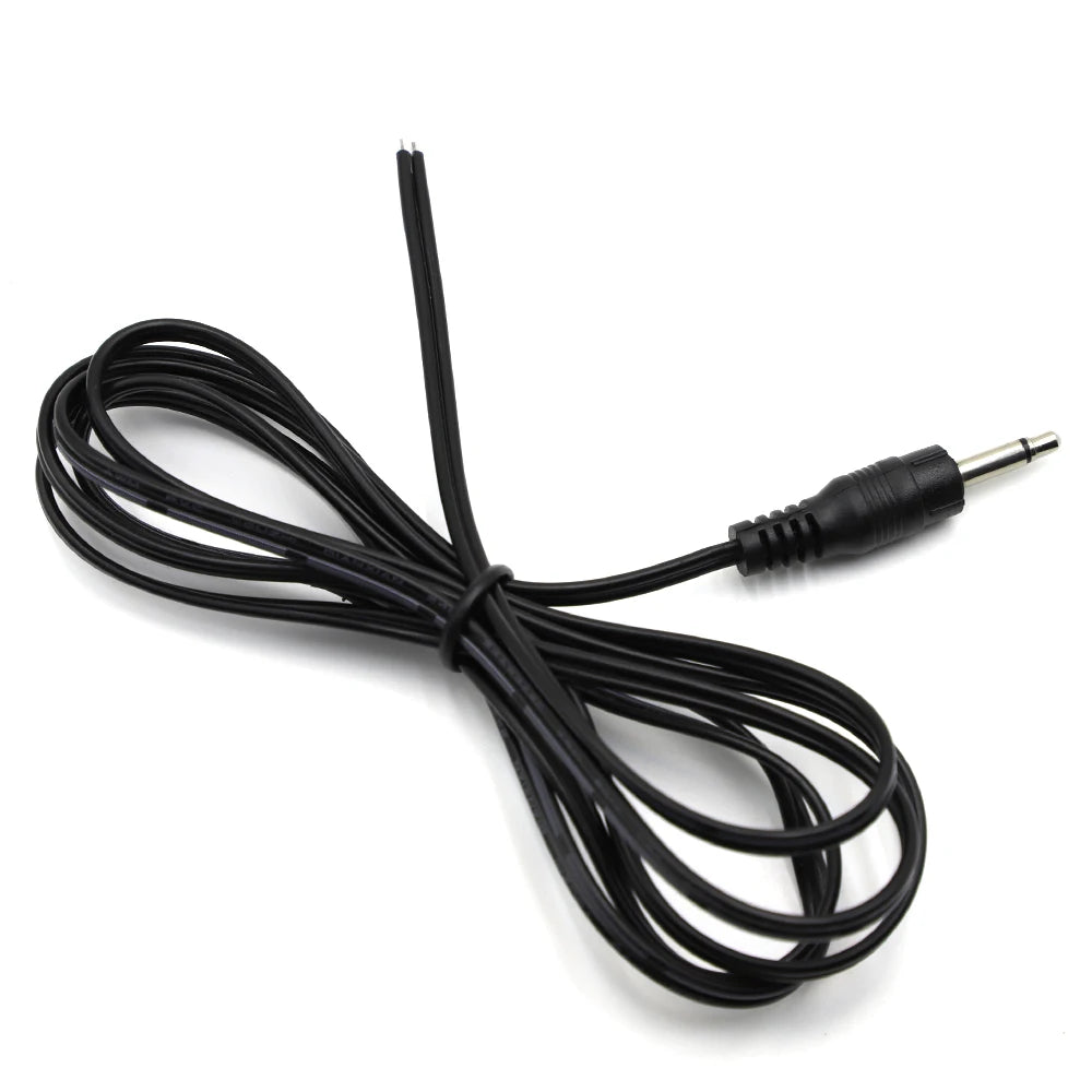 1/5/10pcs 3.5mm Mono Stereo Headset Male Plug with Cable 2 Pole 3.5 mm Audio Jack Adapter AUX Connection Cable DIY