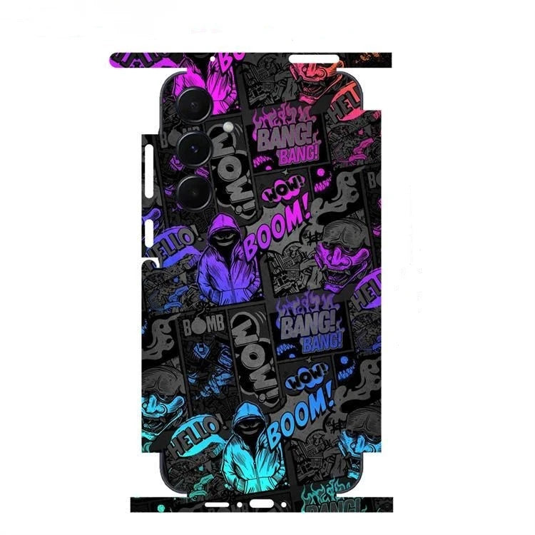 Oscar Skin Wrap Sticker For Samsung Galaxy A12 A13 A14 Back Film A54 A55 5G Protective Decal Full Coverage Protector