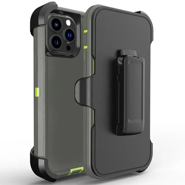 3-in-1 Military Armor Shockproof Phone Case For Samsung S25 S24 S23 S22 S21 S20 Ultra Plus Note20 Otter Case Box Belt Clip Cover