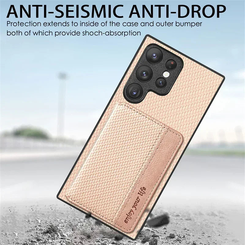 For Samsung S26 Ultra 5G Leather Wallet Back Case For Samsung Galaxy S26 S25 S24 S22 S21 Ultra Case S24 FE S25 S23 Plus Cover