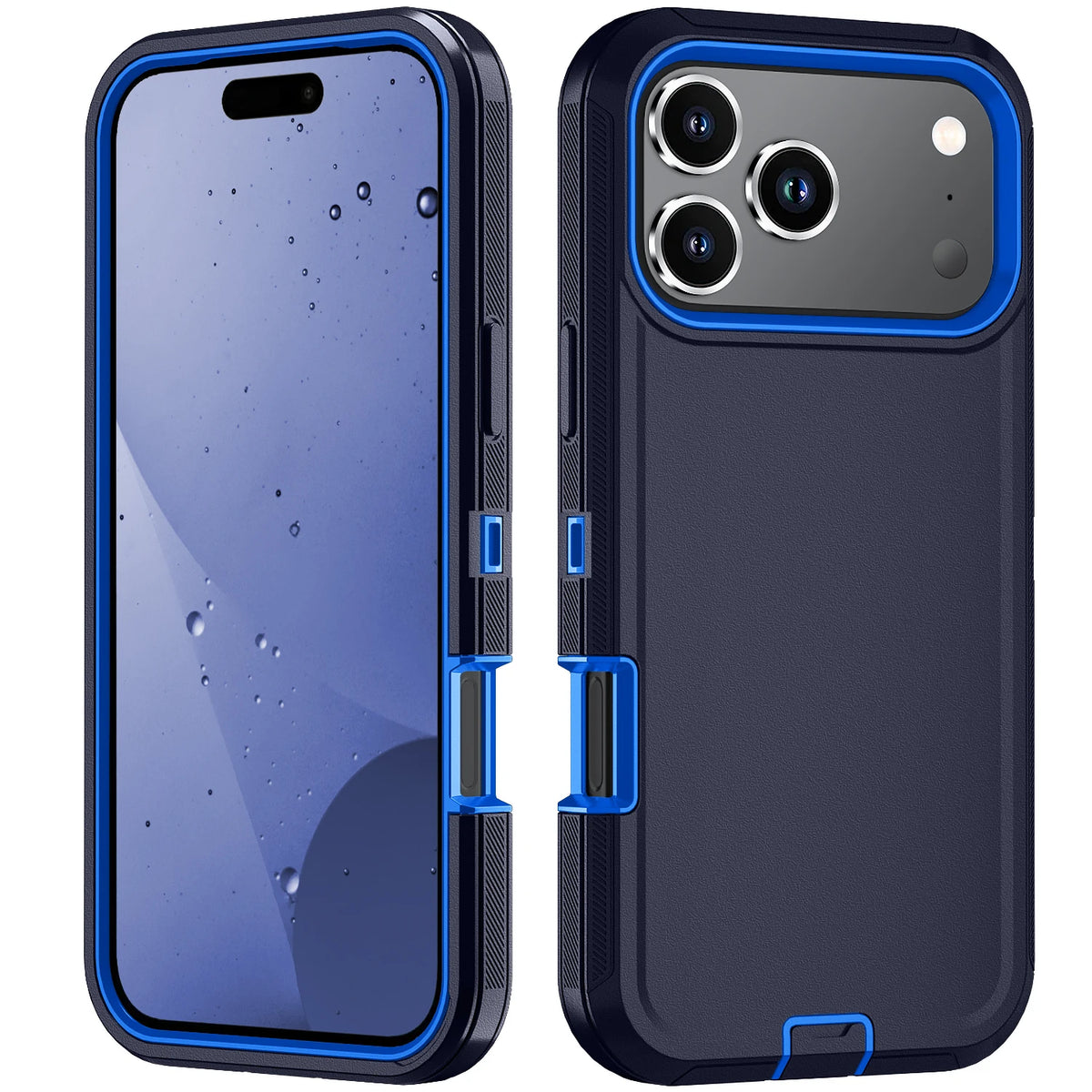 Armor Shockproof Defender Phone Case For iphone 11 12 13 14 15 16 17 18 Pro Plus Max 16E Hard PC+TPU Anti Fall Protective Cover