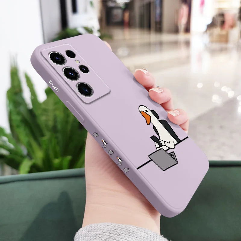 Work Hard Phone Case For Samsung Galaxy S25 S24 S23 S22 S21 S20 S10 S10E Ultra Plus FE Note 20 Ultra Plus Cover