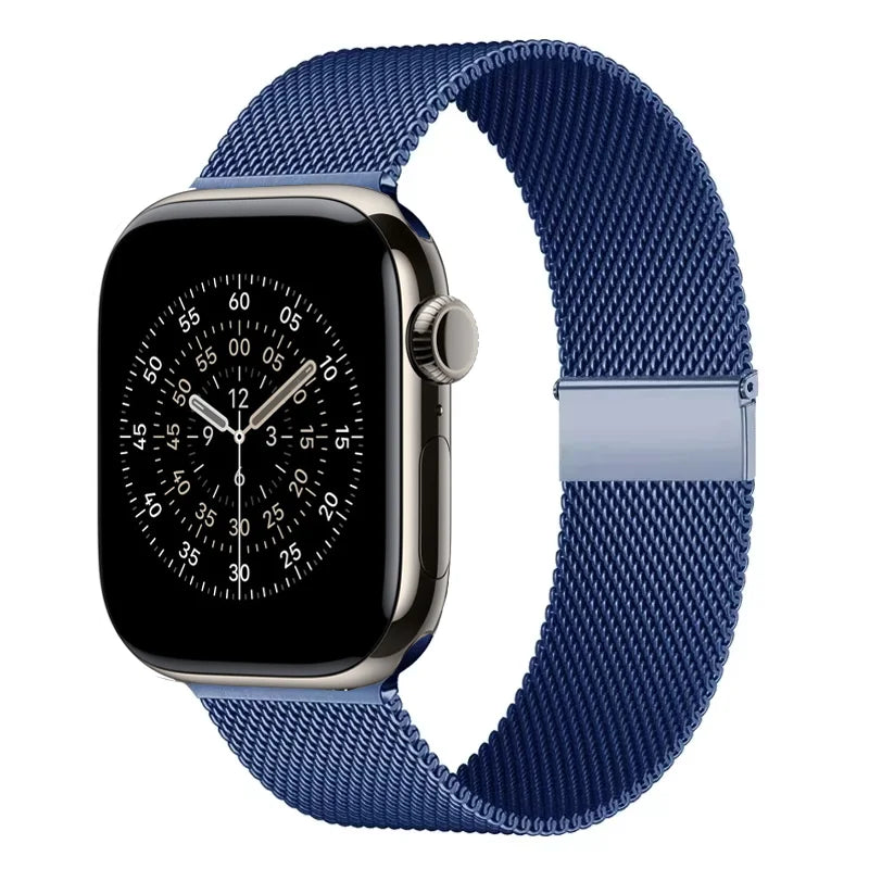 Milanese loop strap For Apple Watch band 11 46mm 44mm 40mm 41mm 42mm 45mm bracelet iwatch series 10 8 7 6 5 4 SE 9 Ultra 3 49mm
