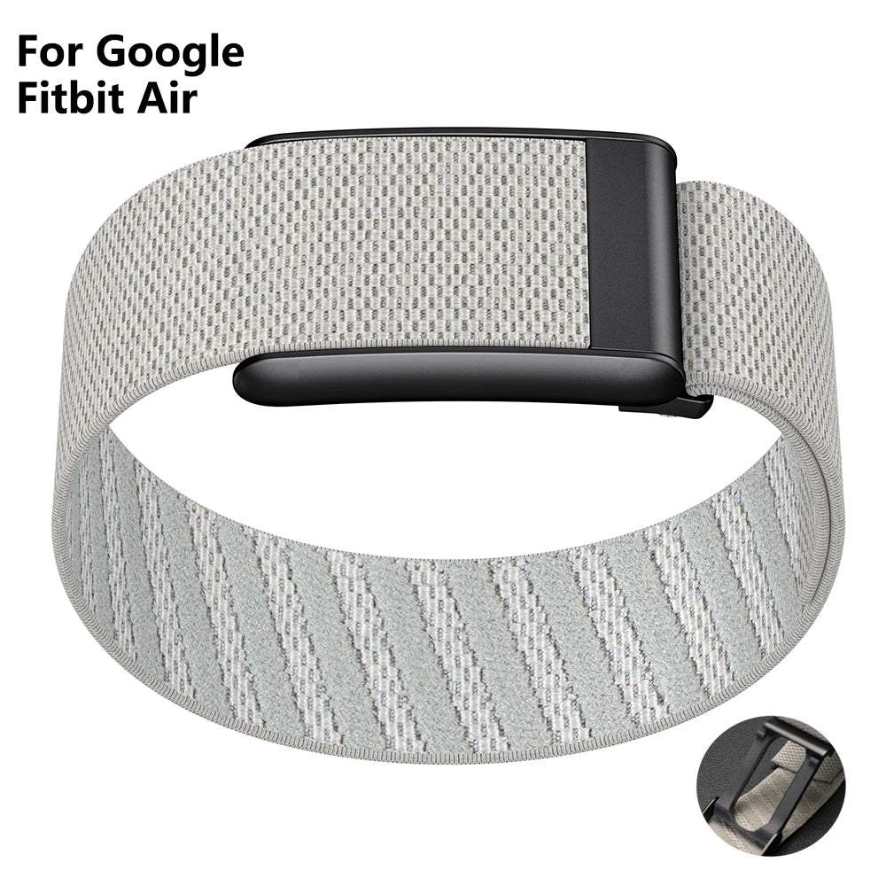 Nylon Loop Strap for Google Fitbit Air Change To Whoop 5.0 Sport Stretchy Watch Bracelet Soft Breathable Wristband for Women Men