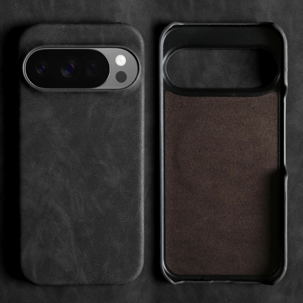 Luxury Leather Phone Case For Google Pixel 11 10 9 Pro XL 10A 9A 8 8A 7 7A 6 Pro Shockproof Back Cover Cases Funda Coque Shell