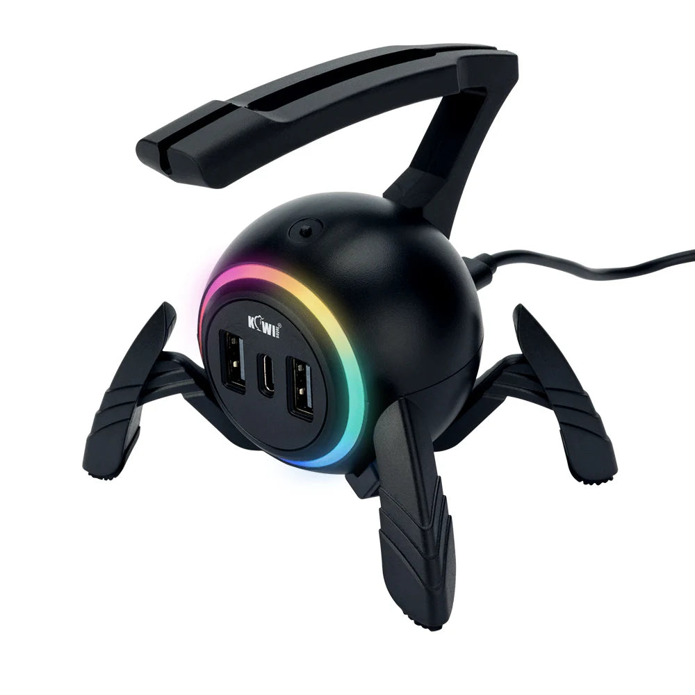 New Mouse Cable Holder RGB Light Gaming Mouse Bungee Cord Clip Wire Organizer Flexible For E-sports Mice Perfect Playing Game