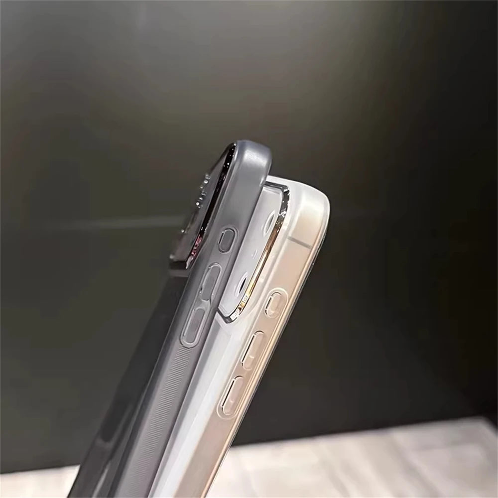 Camera Protection Transparent Phone Case For iPhone 17 Pro Max Air 16 15 14 Plus 13 12 Mini 11 Clear Shockproof Silicone Cover