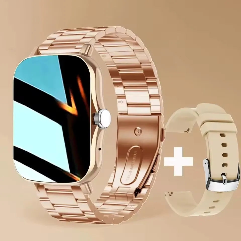 2026 New Smart Watch Bluetooth Call Fitness Tracker Heart Rate Sleep Record Outdoor Sport Watch for Android/IOS Men Women HT30