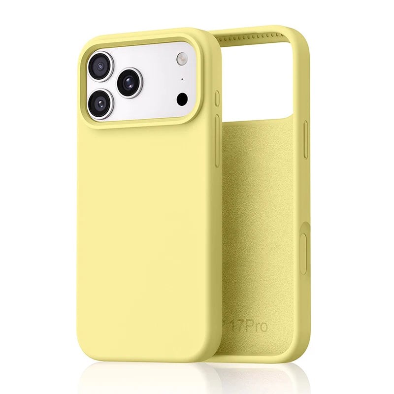 Original Liquid Silicone Phone Case For iPhone 17 16 15 14 Pro Max Ultra Slim Shockproof Cases For iPhone 13 17 Pro Max Cover