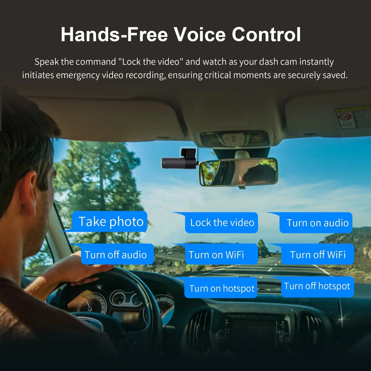 2K Dash Camera For Car DVR Dash Cam In The Car KAWA D5 Video Recorder Emergency Voice Control WiFi APP Monitor WDR Dashcam