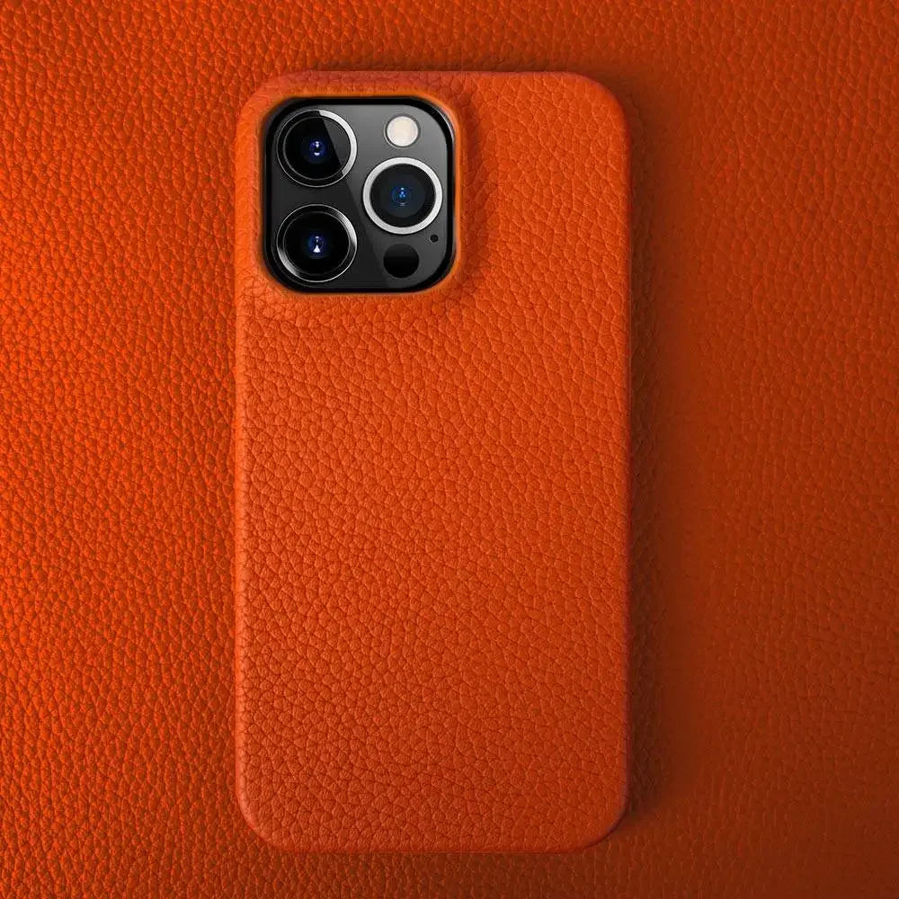 For iPhone 13 Pro Case Luxury Genuine Leather Cover Back Etui Coque Shockproof for Funda IPhone14 XR XSMax 15 7 8Plus 12 Carcasa
