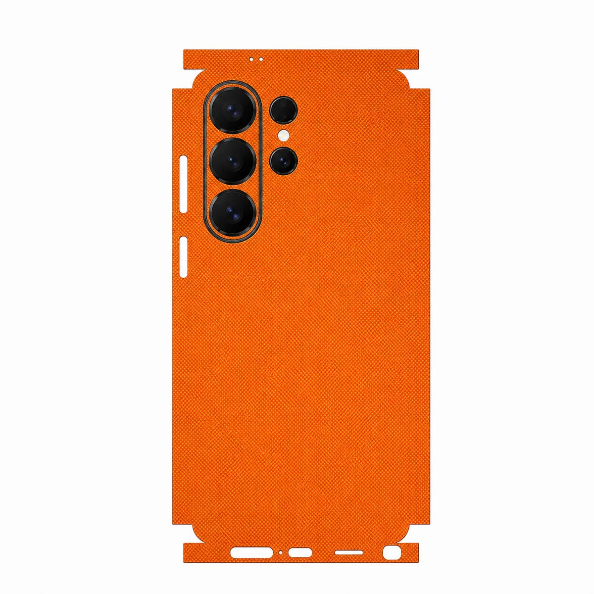 Full Wrap Faux Leather Back Skin for Samsung Galaxy S26 S25 Ultra Plus S24 S23 Anti Scratch Rear Protective Film Sticker