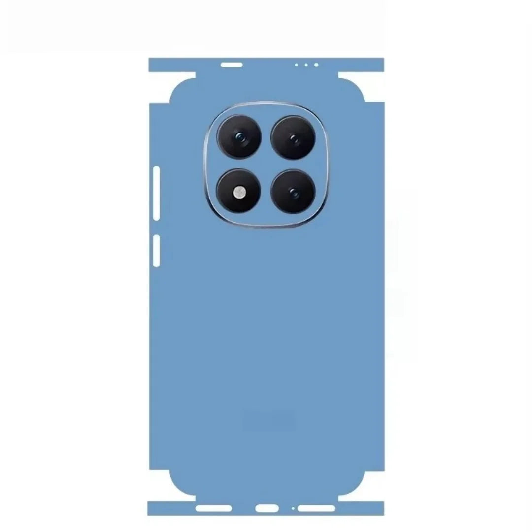 Plain Color Pattern Matte Film Skin Phone Back+Sides Sticker For XIAOMI Redmi Note 15 14 13 Pro Full CoverWrap