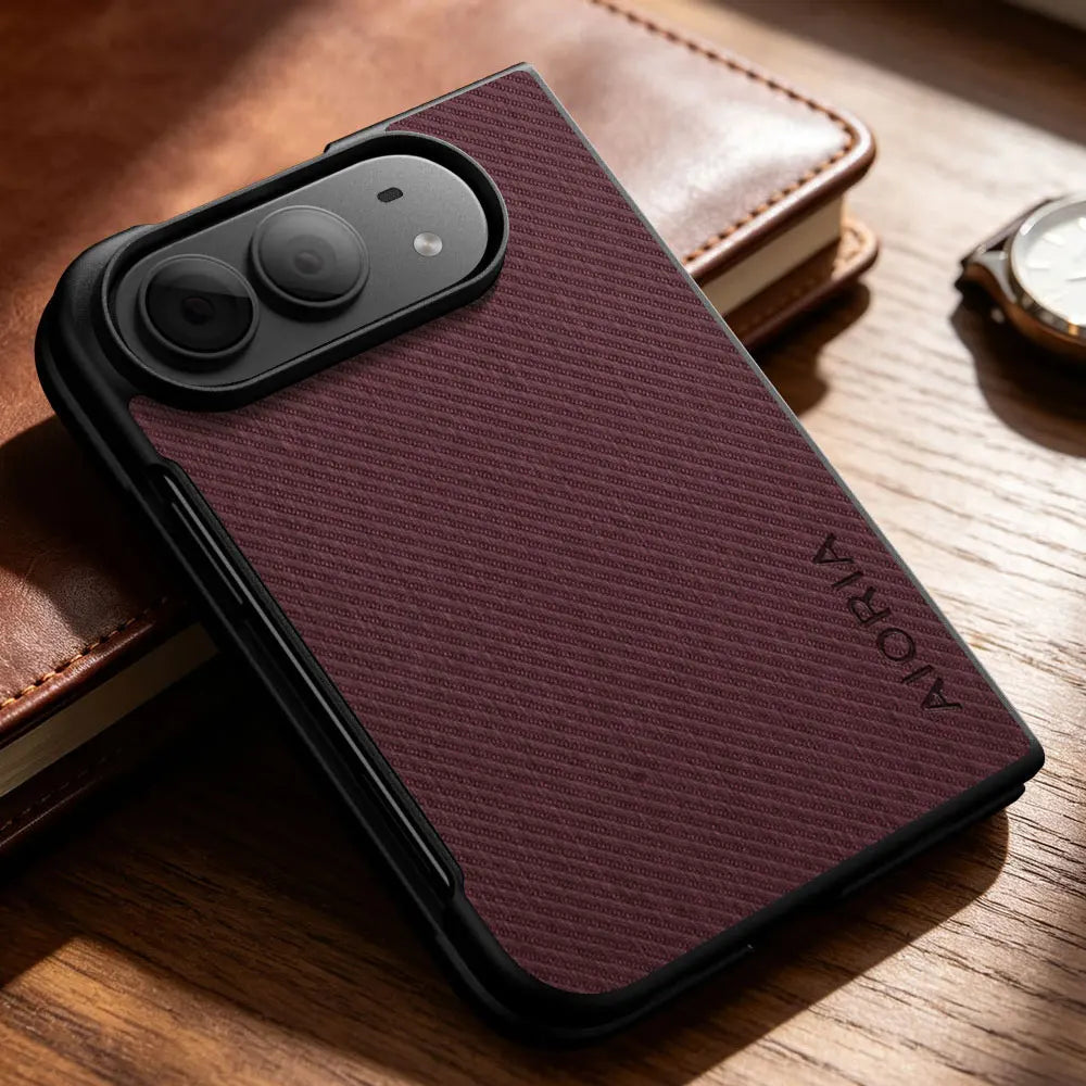 Case for iPhone Duo Ultra Fold coque Luxury Vintage cloth pattern leather Skin Phone cover funda for iphone duo case