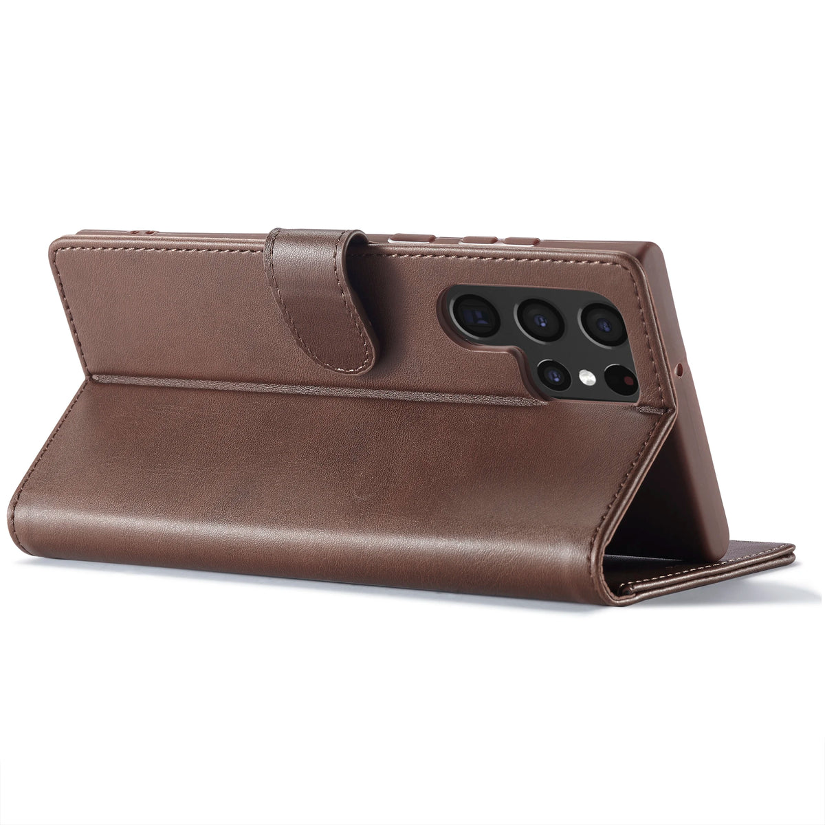 Business Leather Case for Samsung Galaxy S26 S25 Ultra S24 S23 FE S22 S21 S20 S10 Plus Note 20 + Flip Wallet Card Holder Cover