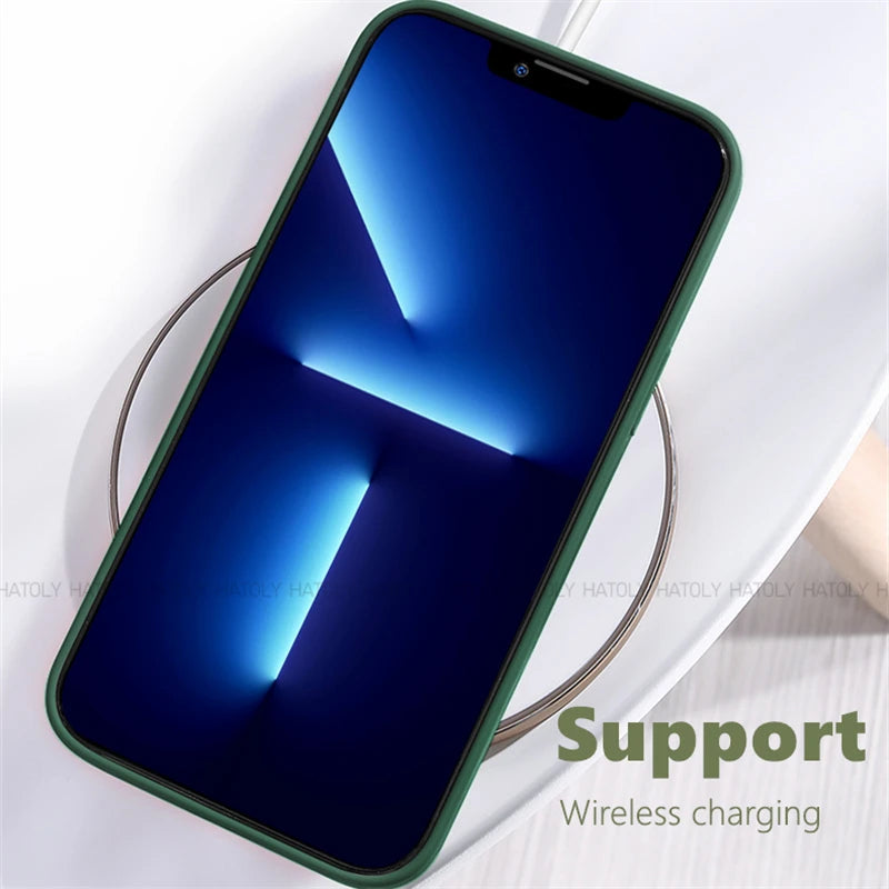 For iPhone 16 Case iPhone 16 17 Pro Max Cover Original TPU Luxury Shockproof Liquid Silicone Protective Phone Cover iPhone 16