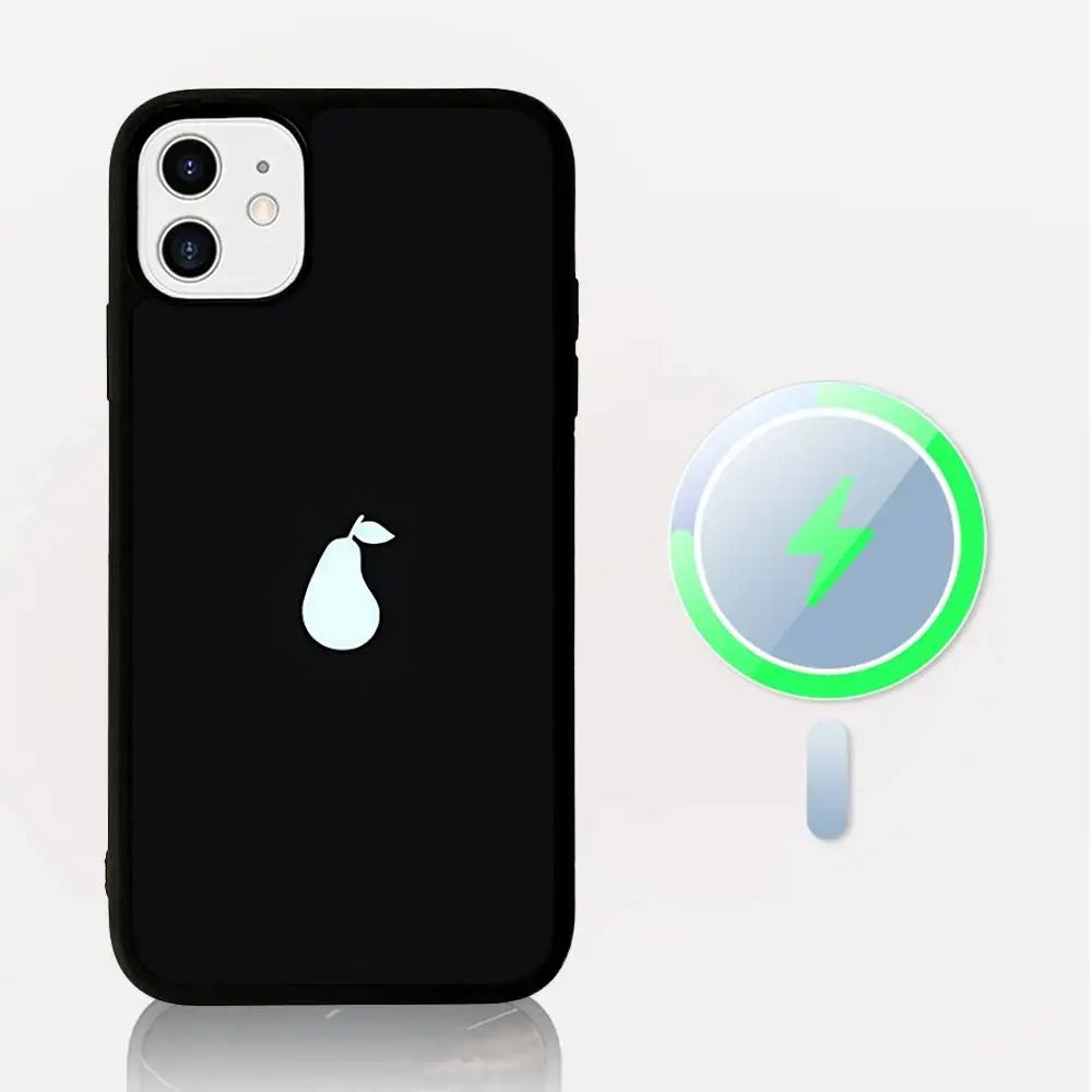 Icarly Pear Logo For Magsafe Case for iPhone 17 16 Pro Max 15 14 Plus 13 12 11 Wireless Charging Phone Cover