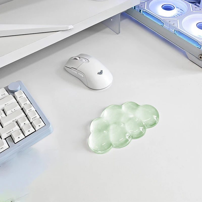 Cloud Keyboard and Mouse Wrist Rest Cute Wrist Support and Arm Support Keyboard Rest for Keyboard and Mouse Typing Pain Relief