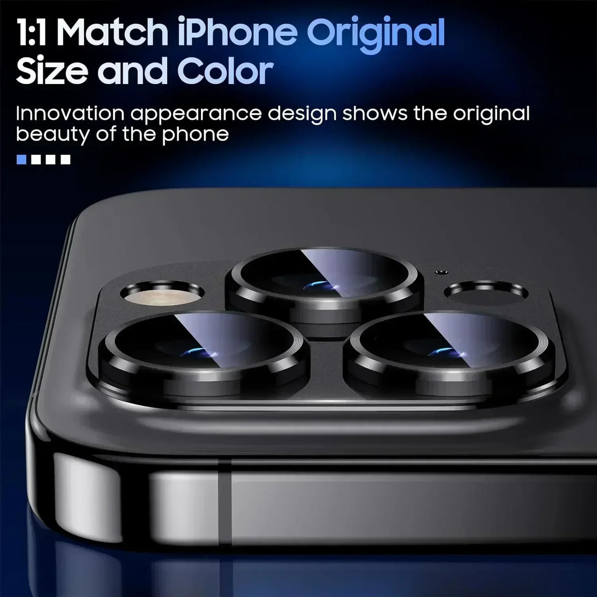 Titanium Black Metal Glass Camera Lens Screen Protector, Protection Cover For IPhone 15 16Pro Max, 14 Plus, 16, 15 Pro, 14Pro