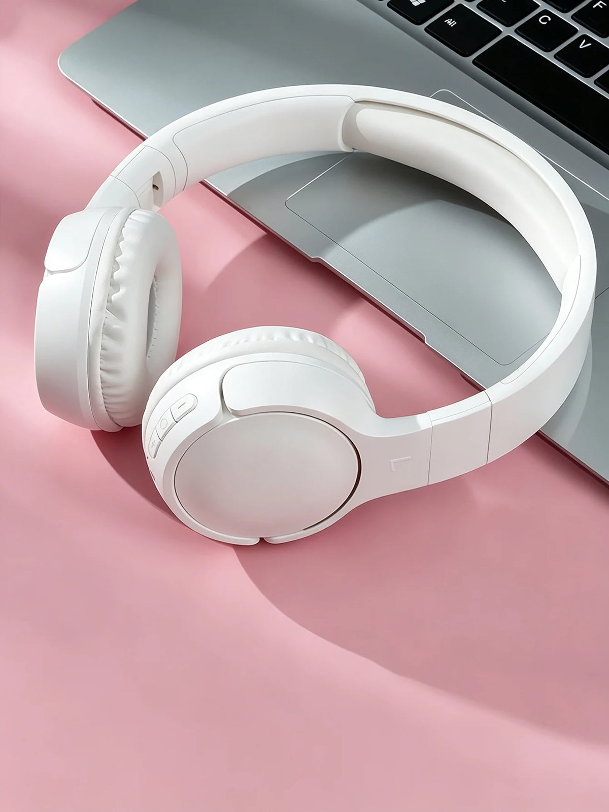 Wireless Over-Ear Headphones, Foldable Stereo, Jerry 5.3, Long Battery Life, Intelligent Noise Cancellation for Gaming Headphone