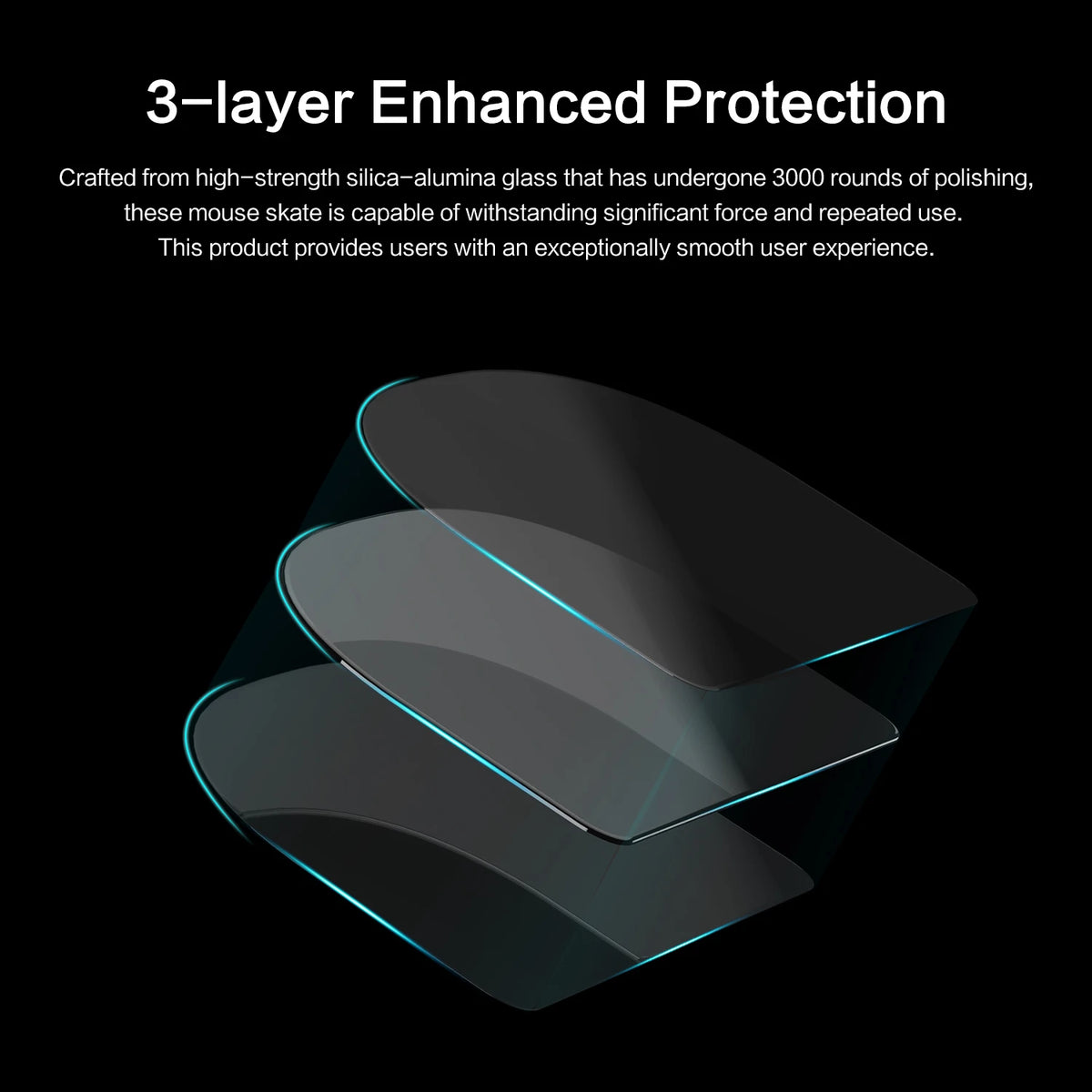 Mouse Feet Skates Ultra Strong Flawless Glass Super Fast Smooth Durable Sole for Logitech G Pro X Superlight 2 Gaming Mouse