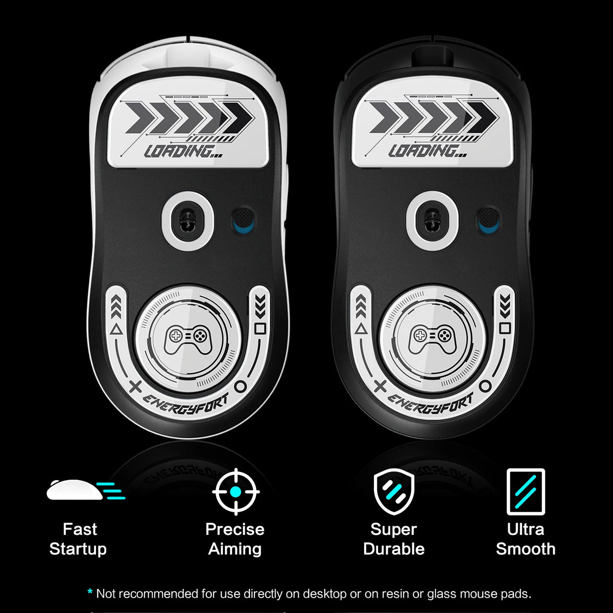 Mouse Feet Skates Ultra Strong Flawless Glass Super Fast Smooth Durable Sole for Logitech G Pro X Superlight 2 Gaming Mouse