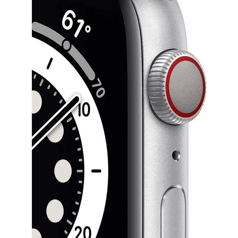 Apple Watch Series 6 Aluminum 44mm A2292 (GPS Only, No Cellular) Silver - Refurbished Good Condition