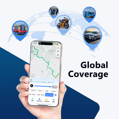 4G LTE GPS Tracker for Car, US Seller, Magnetic Hidden Vehicle Locator, Real-Time Global Tracking Device, Long Battery Life, Geo-Fence Alerts, Service Plan Required