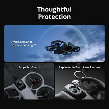 DJI Avata 360 Motion Fly More Combo, 360° Drone With 1-Inch 8K 360° Imaging, 360° Camera Drone With Propeller Guard. Includes Goggles N3 and RC Motion 3 for Intuitive Motion Control and Easy ACRO