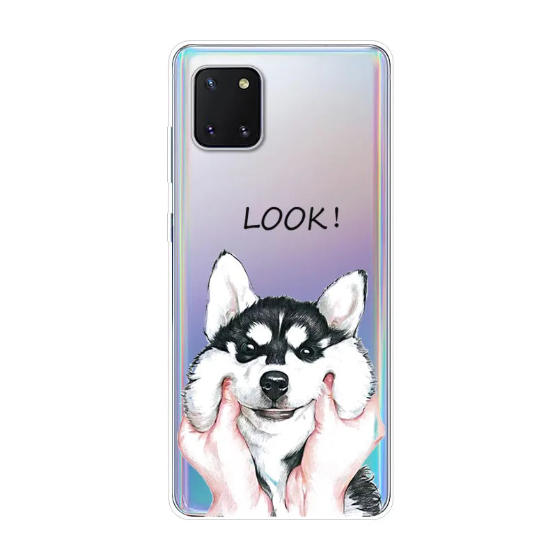 For Samsung Galaxy Note 10 Lite Case Soft Silicone TPU Back Cover For Samsung Note10 Lite 2020 Phone Cases Luxury Coque Shell
